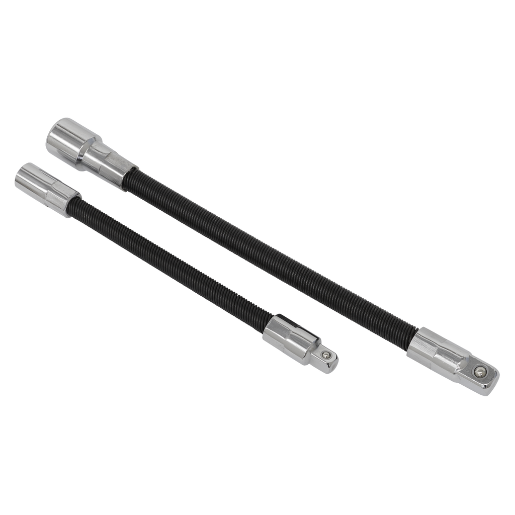 Flexible Extension Adaptor Set 1/4"Sq x 150mm & 3/8"Sq x 200mm 2pc AK7341