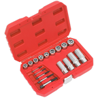 Bolt, Stud & Screw Extractor Set 18pc AK751
