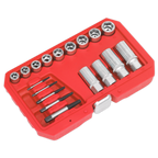 Bolt, Stud & Screw Extractor Set 18pc AK751
