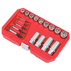 Bolt, Stud & Screw Extractor Set 18pc AK751