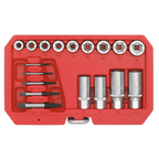 Bolt, Stud & Screw Extractor Set 18pc AK751