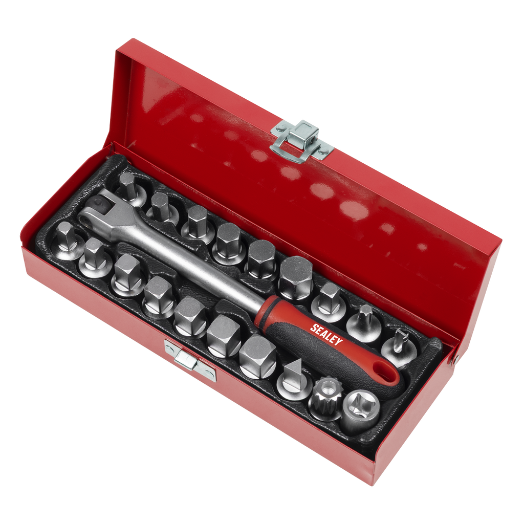 Oil Drain Plug Key Set 3/8"Sq Drive 20pc AK759
