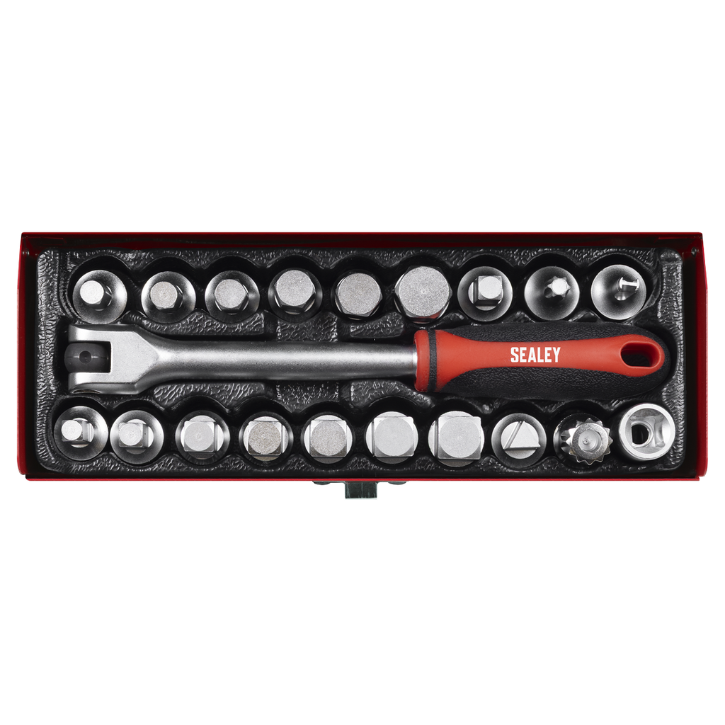 Oil Drain Plug Key Set 3/8"Sq Drive 20pc AK759