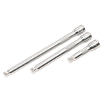 Wobble/Rigid Extension Bar Set 3/8"Sq Drive 3pc AK763
