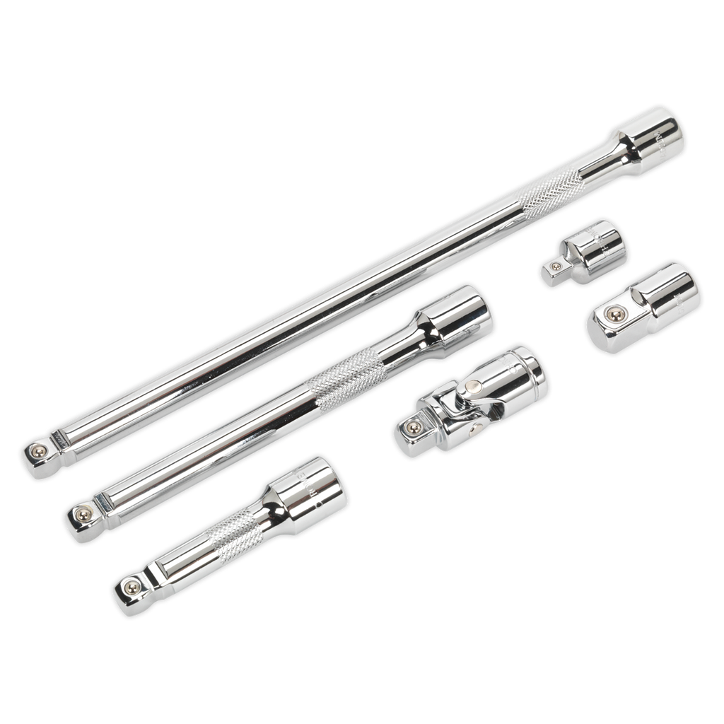 Wobble/Rigid Extension Bar, Adaptor & Universal Joint Set 3/8"Sq Drive 6pc AK7690