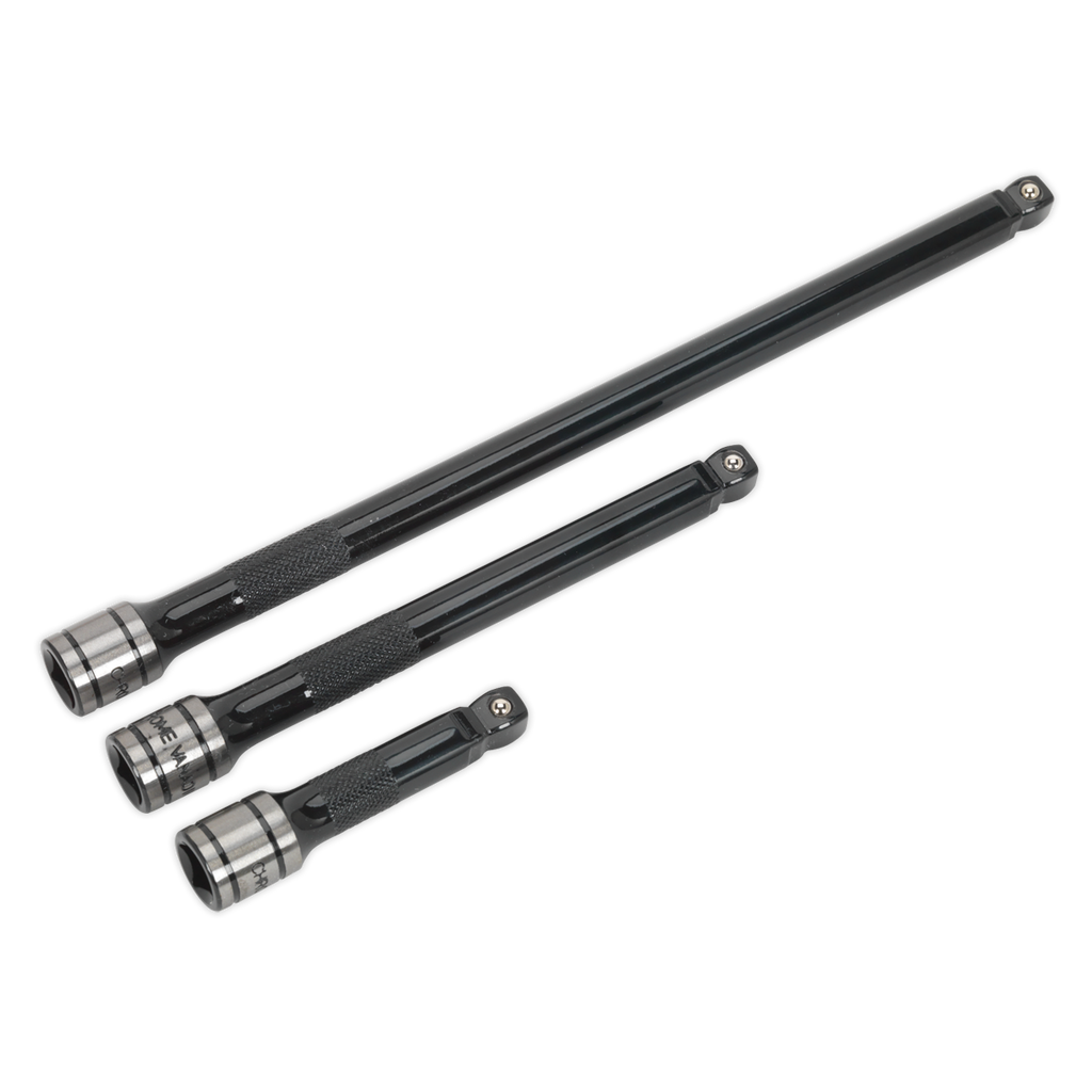 Wobble/Rigid Extension Bar Set 3/8"Sq Drive 3pc AK7691