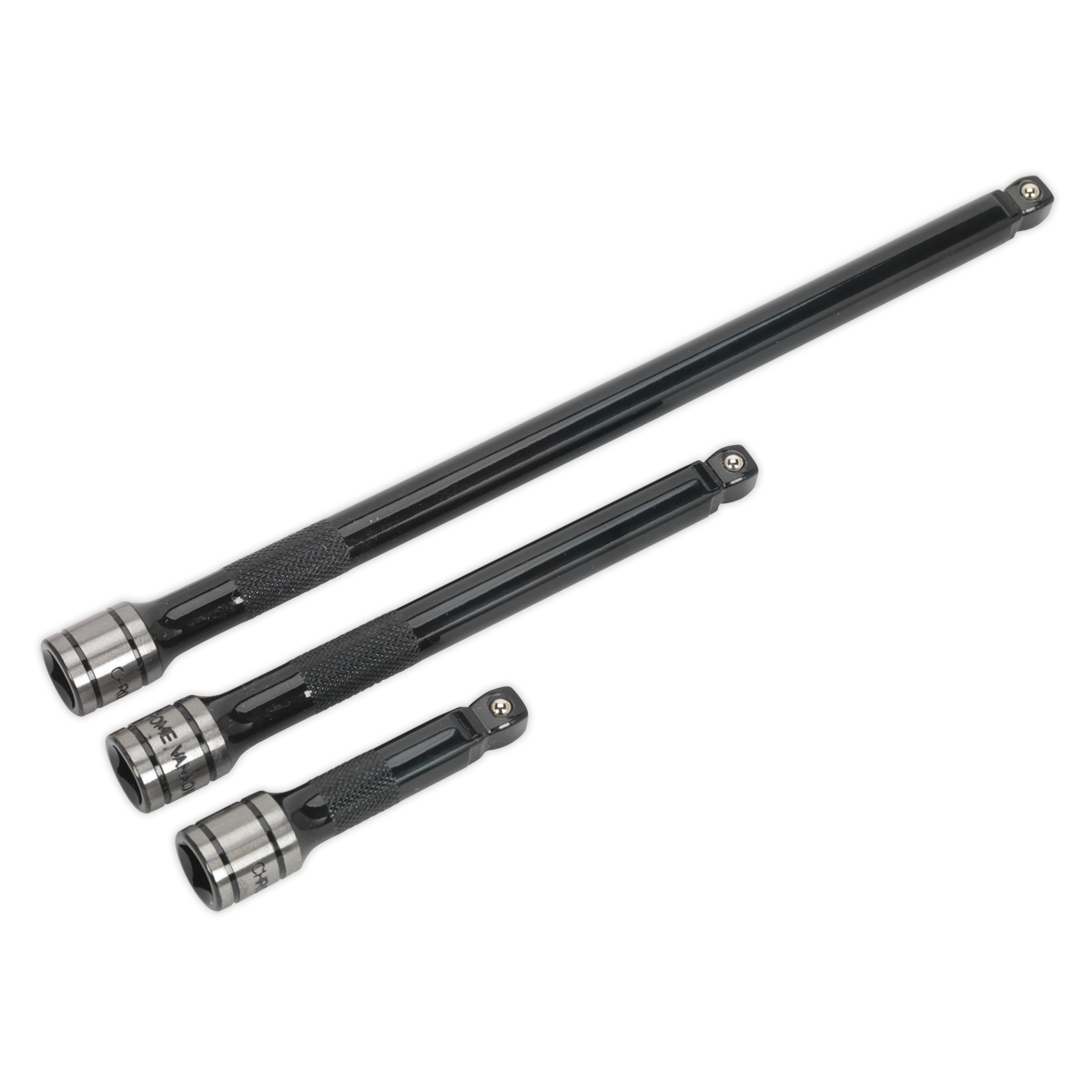 Wobble/Rigid Extension Bar Set 3/8"Sq Drive 3pc AK7691