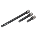 Wobble/Rigid Extension Bar Set 1/2"Sq Drive 3pc AK7692