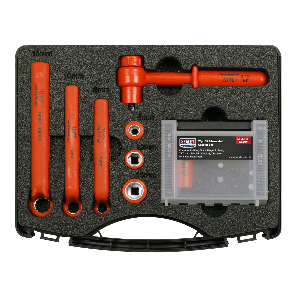 Hybrid & Electric Vehicle Battery Tool Kit 19pc AK7911