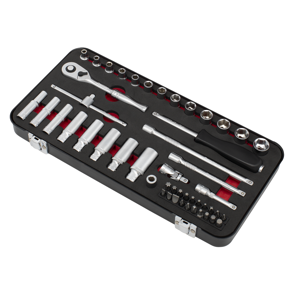 Socket Set 1/4"Sq Drive 49pc AK7920