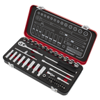 Socket Set 1/4"Sq Drive 49pc AK7920