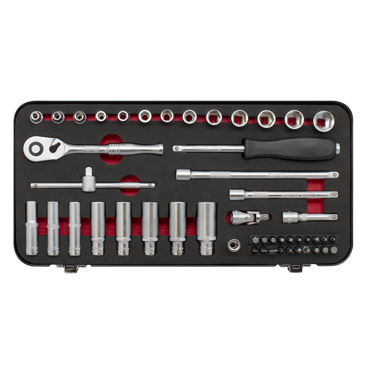 Socket Set 1/4"Sq Drive 49pc AK7920