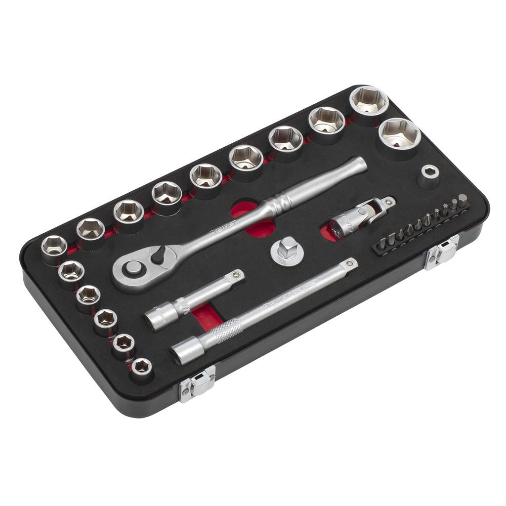 Socket Set 3/8"Sq Drive 31pc AK7921