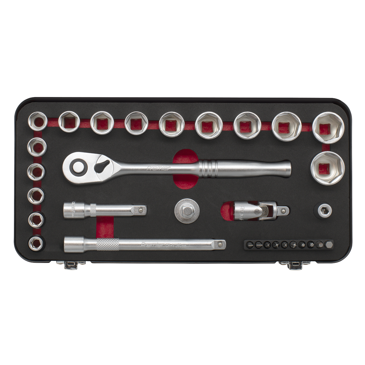 Socket Set 3/8"Sq Drive 31pc AK7921