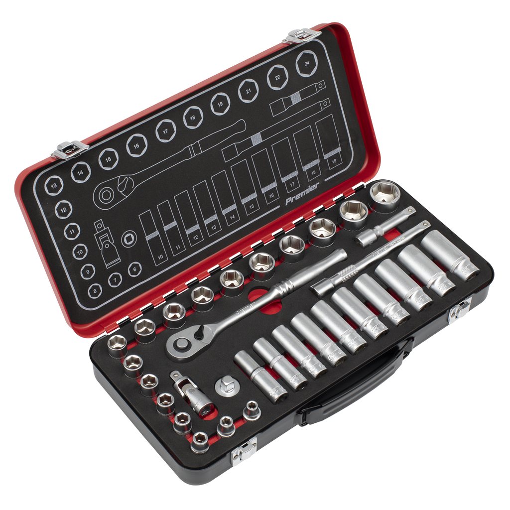 Socket Set 3/8"Sq Drive 32pc AK7922