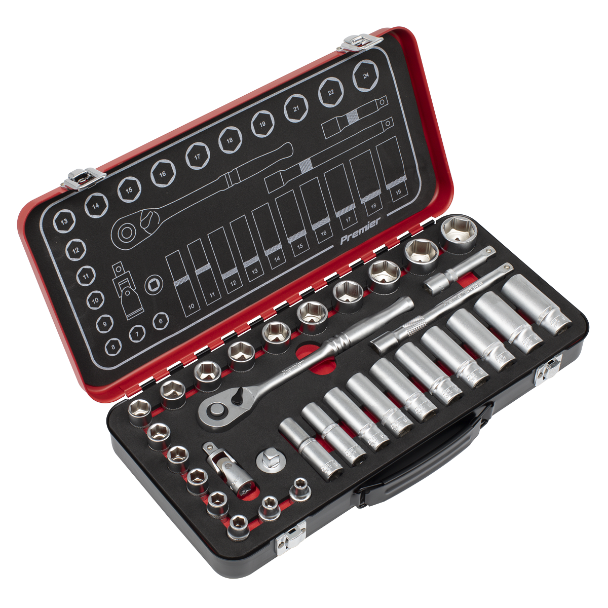 Socket Set 3/8"Sq Drive 32pc AK7922