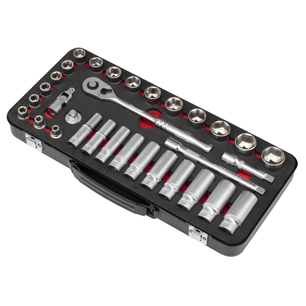Socket Set 3/8"Sq Drive 32pc AK7922