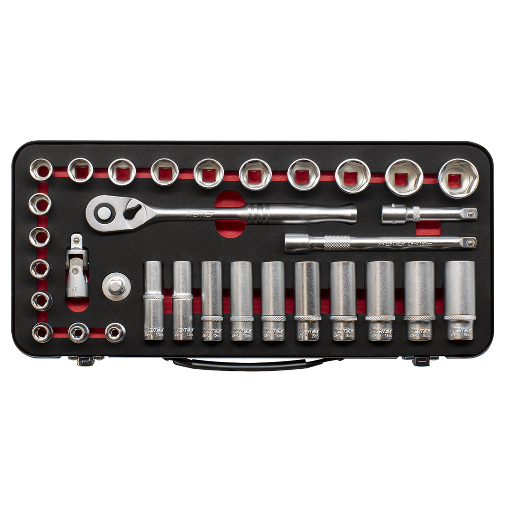 Socket Set 3/8"Sq Drive 32pc AK7922