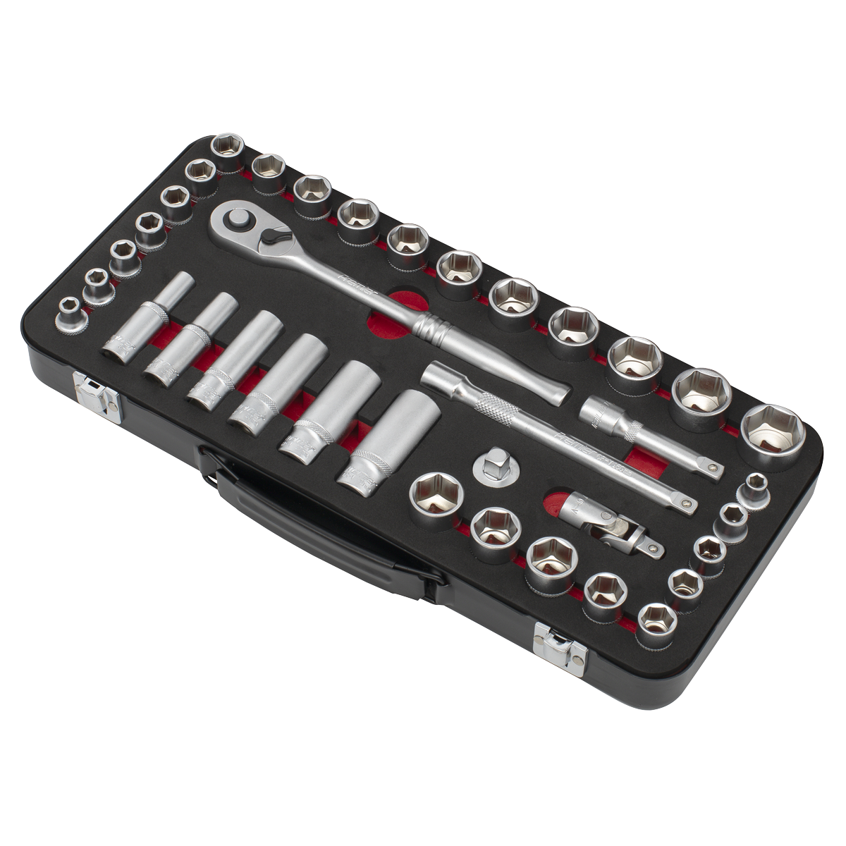 Metric/Imperial Socket Set 3/8"Sq Drive 37pc AK7923
