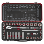 Metric/Imperial Socket Set 3/8"Sq Drive 37pc AK7923