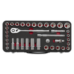 Metric/Imperial Socket Set 3/8"Sq Drive 37pc AK7923