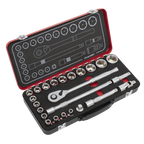 Socket Set 1/2"Sq Drive 24pc AK7924