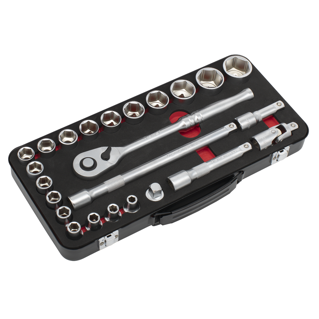 Socket Set 1/2"Sq Drive 24pc AK7924