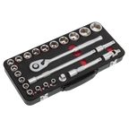 Socket Set 1/2"Sq Drive 24pc AK7924