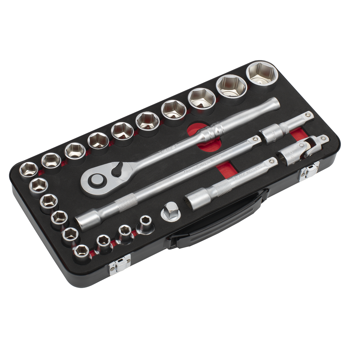 Socket Set 1/2"Sq Drive 24pc AK7924