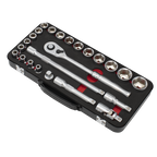 Socket Set 1/2"Sq Drive 24pc AK7924