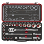 Socket Set 1/2"Sq Drive 24pc AK7924