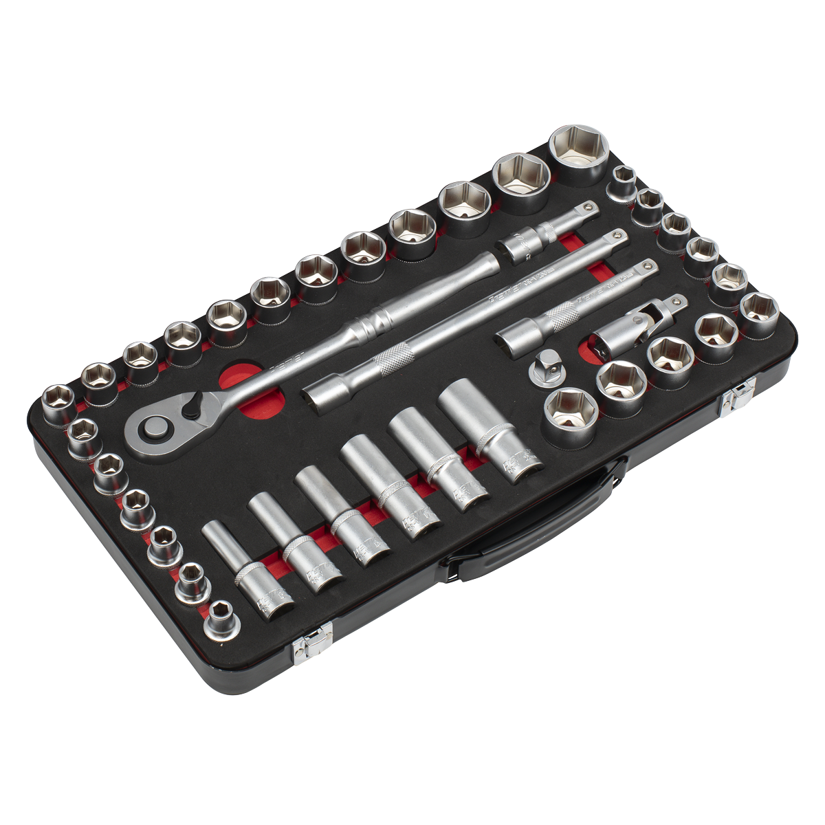 Metric/Imperial Socket Set 1/2"Sq Drive 40pc AK7925