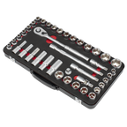Metric/Imperial Socket Set 1/2"Sq Drive 40pc AK7925
