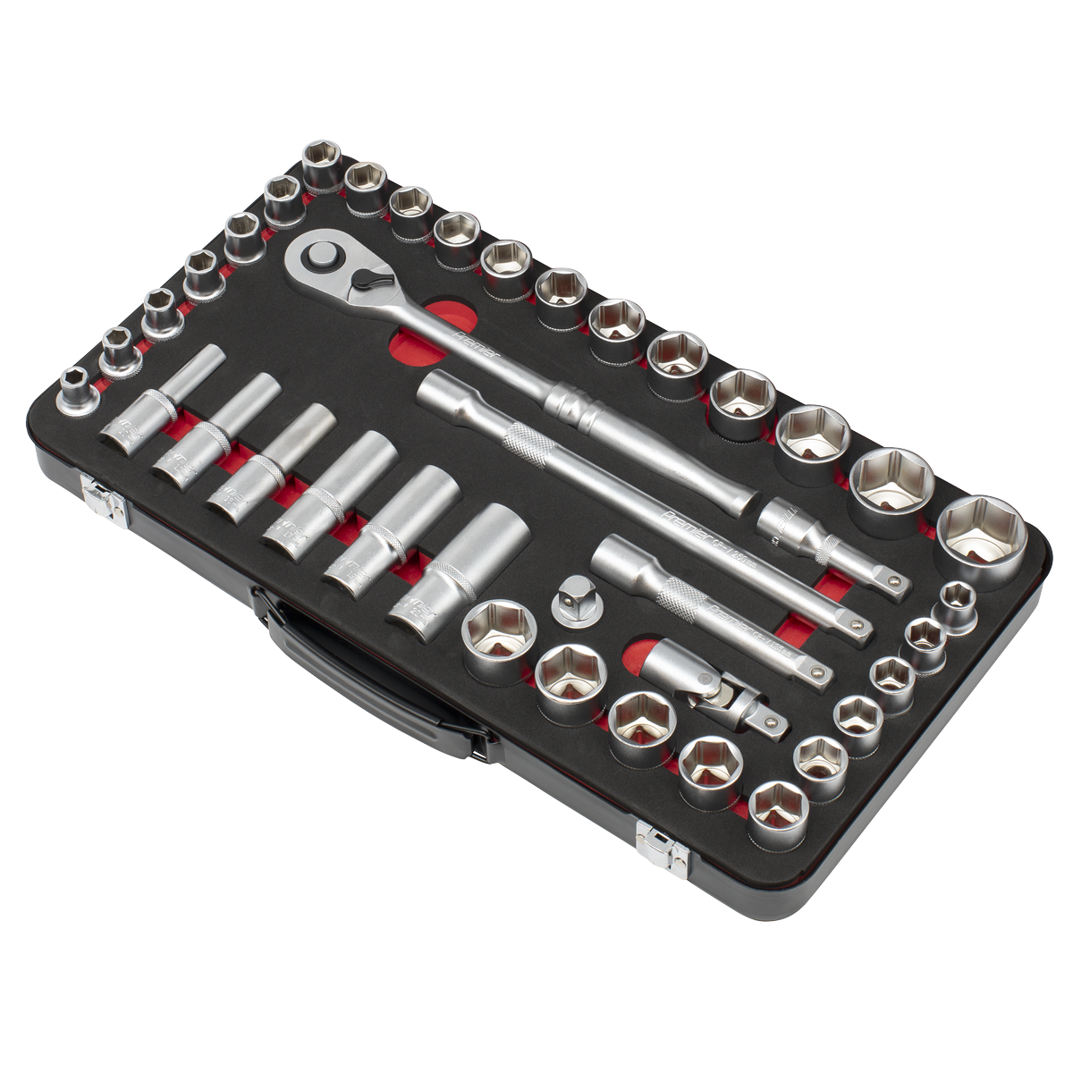Metric/Imperial Socket Set 1/2"Sq Drive 40pc AK7925