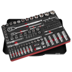 Socket Set 1/4" & 1/2"Sq Drive 108pc AK7926