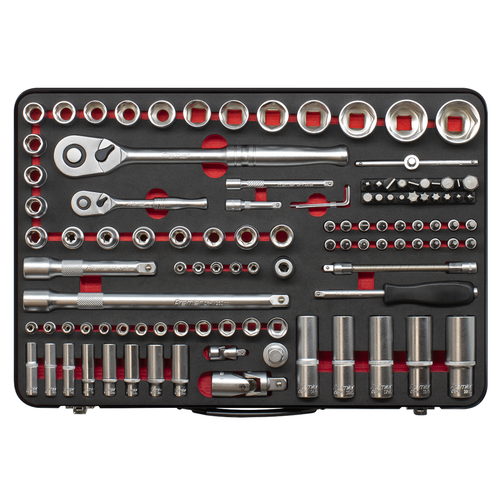 Socket Set 1/4" & 1/2"Sq Drive 108pc AK7926