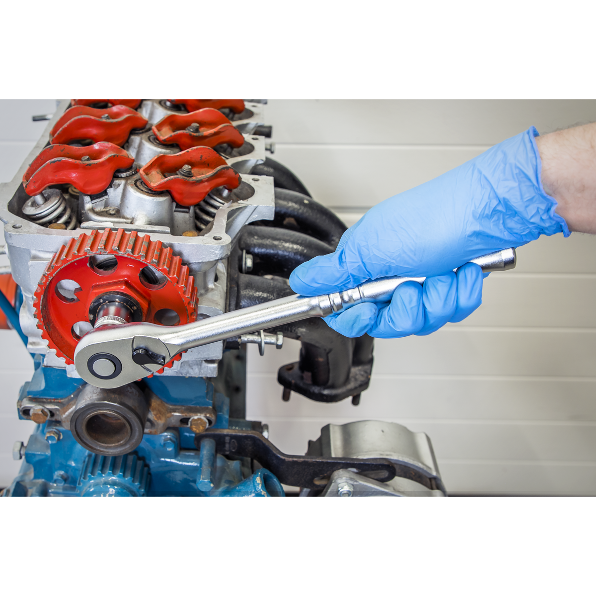 Ratchet Wrench with Flip Reverse 1/2"Sq Drive 90-Tooth AK7932