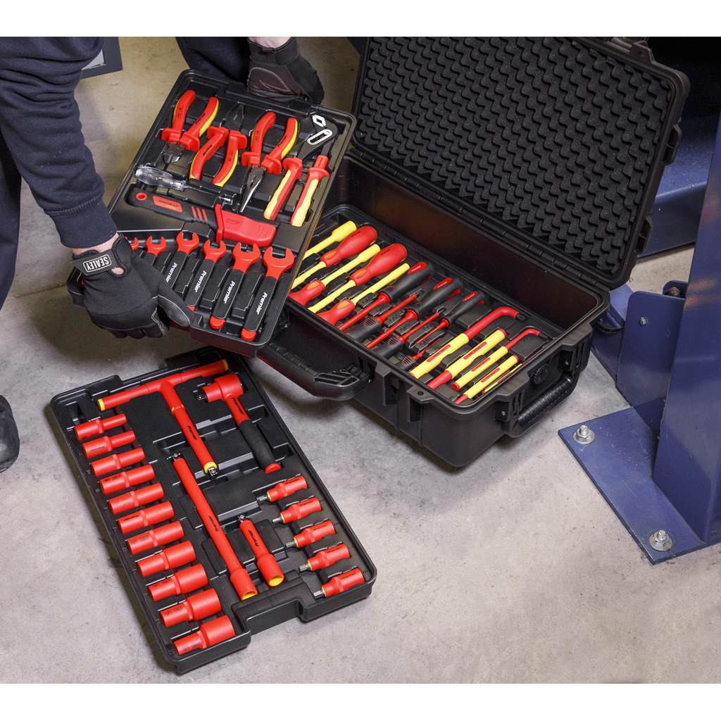 Insulated Tool Kit 3/8"Sq Drive 1000V 50pc - VDE Approved AK7938