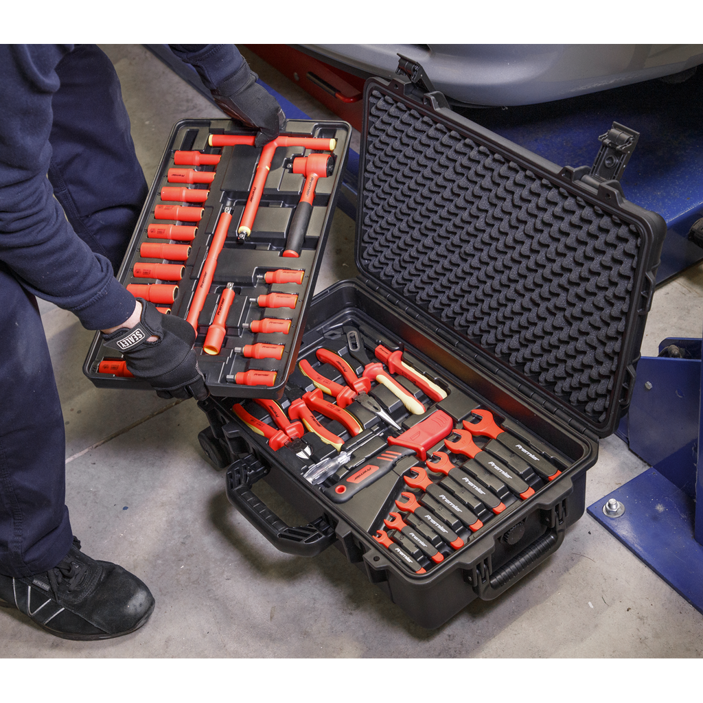 Insulated Tool Kit 3/8"Sq Drive 1000V 50pc - VDE Approved AK7938