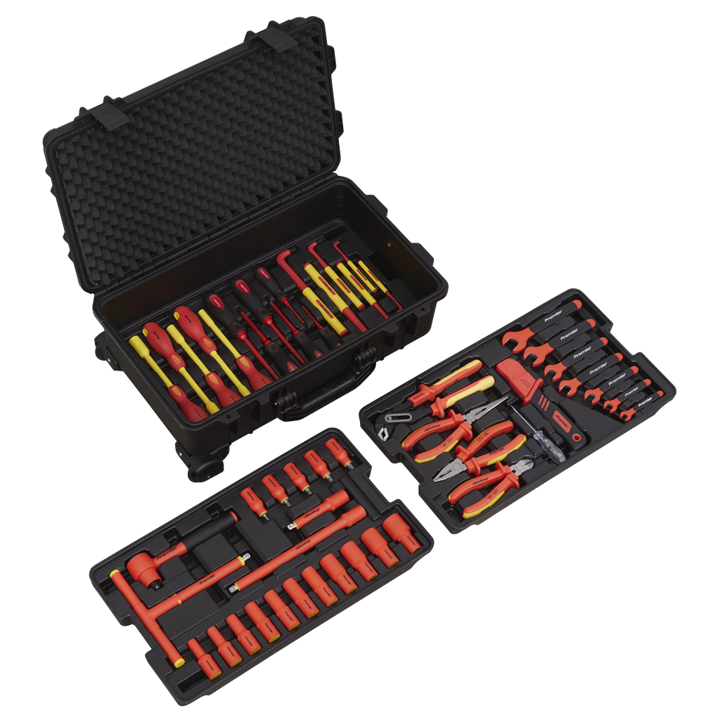 Insulated Tool Kit 3/8"Sq Drive 1000V 50pc - VDE Approved AK7938