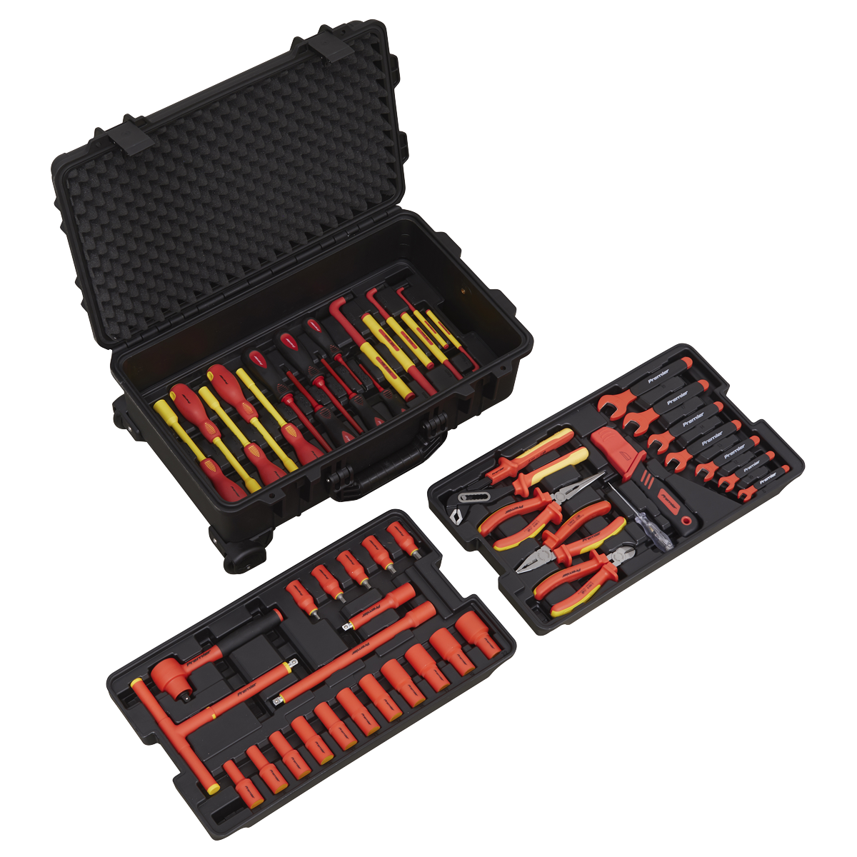 Insulated Tool Kit 3/8"Sq Drive 1000V 50pc - VDE Approved AK7938