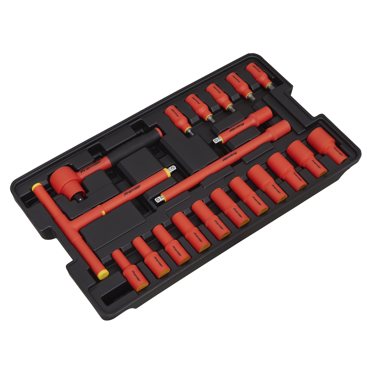 Insulated Tool Kit 3/8"Sq Drive 1000V 50pc - VDE Approved AK7938