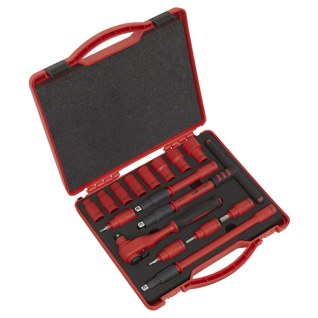 Insulated Socket Set 3/8"Sq Drive 16pc - VDE Approved AK7940