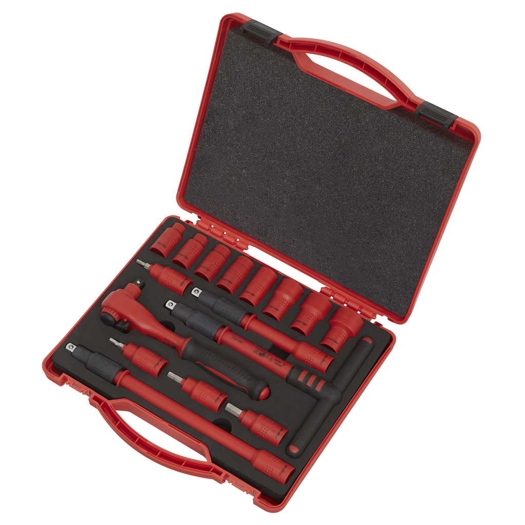 Insulated Socket Set 3/8"Sq Drive 16pc - VDE Approved AK7940