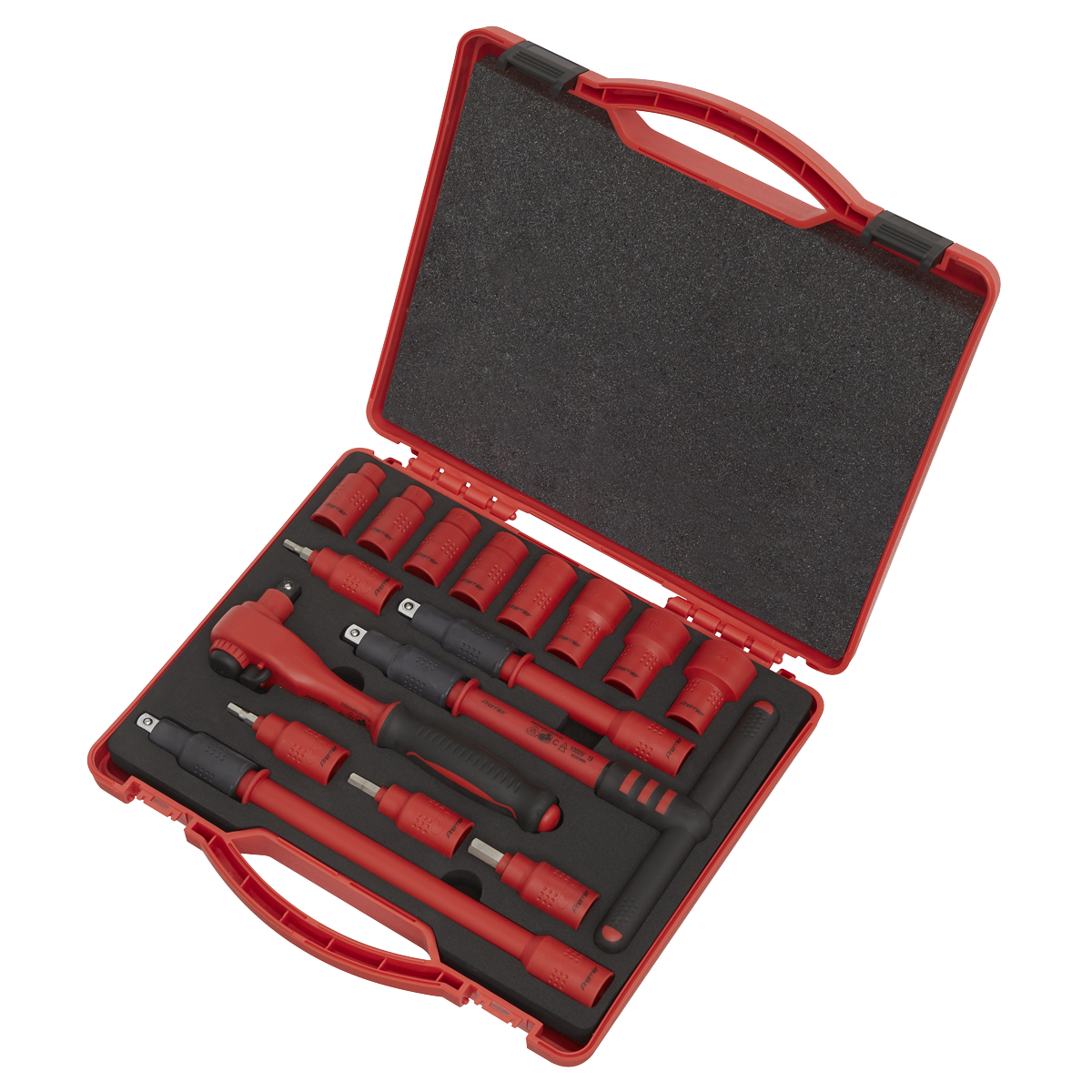 Insulated Socket Set 3/8"Sq Drive 16pc - VDE Approved AK7940