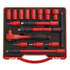 Insulated Socket Set 3/8"Sq Drive 16pc - VDE Approved AK7940