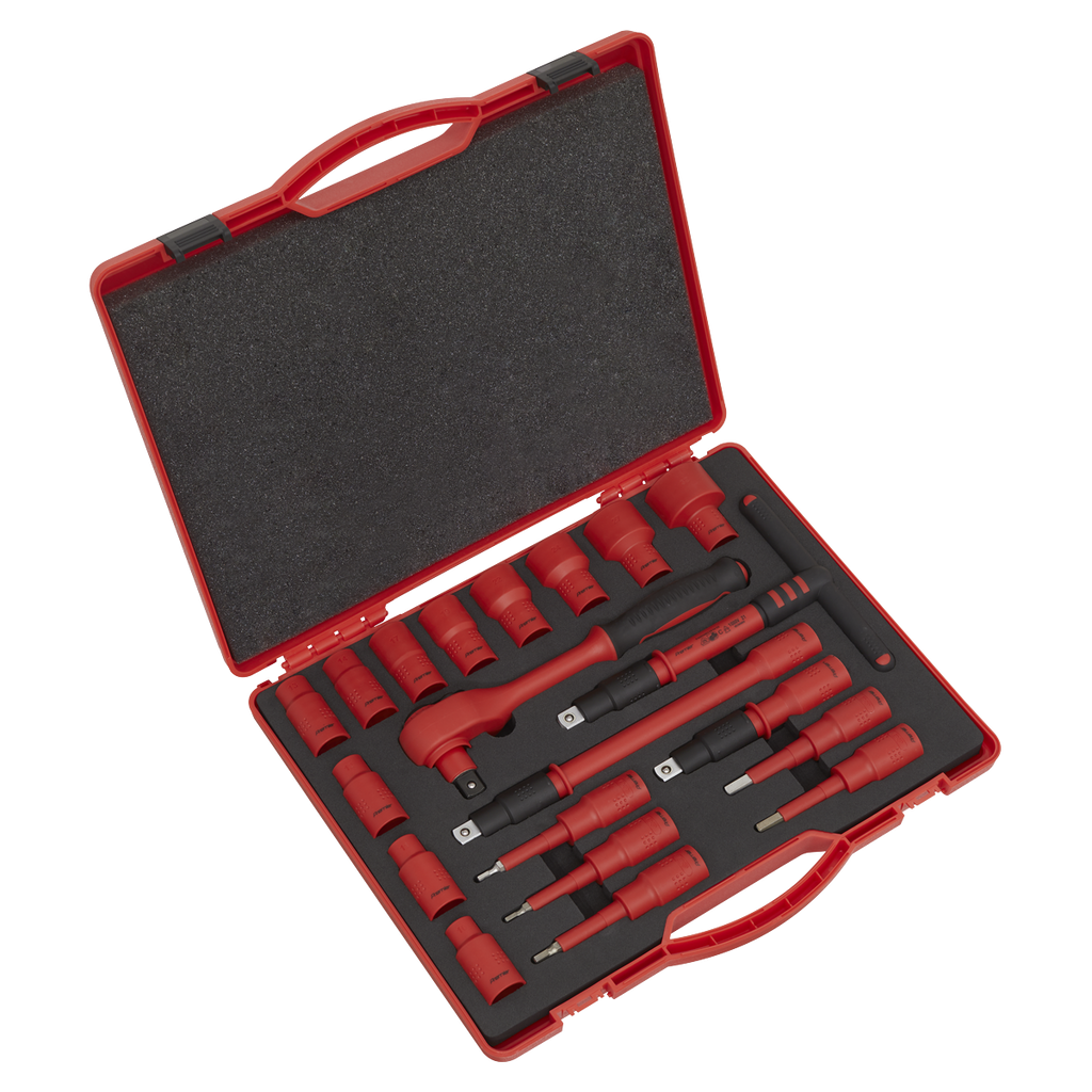 Insulated Socket Set 1/2"Sq Drive 20pc - VDE Approved AK7941