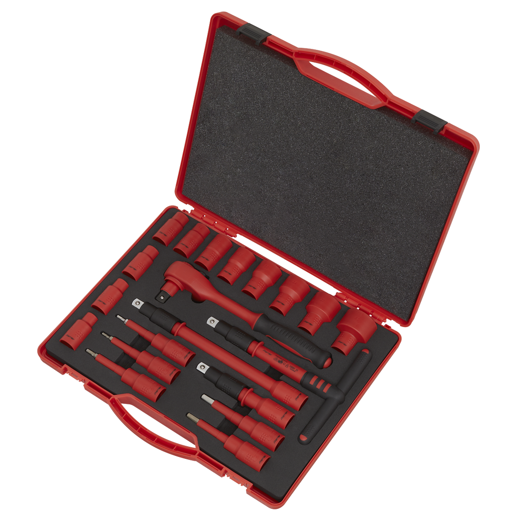 Insulated Socket Set 1/2"Sq Drive 20pc - VDE Approved AK7941