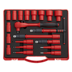 Insulated Socket Set 1/2"Sq Drive 20pc - VDE Approved AK7941