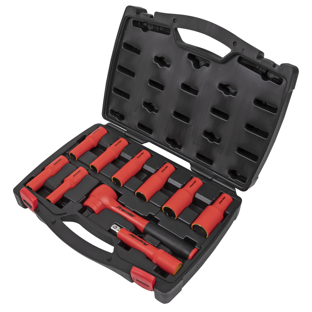 Insulated Socket Set 1/2"Sq Drive 10pc - VDE Approved AK7943